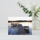 夕べ湖 ポストカード (スタンド正面)