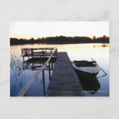 夕べ湖 ポストカード (正面)