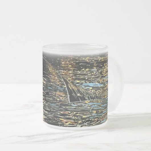 夕べ灯 フロストグラスマグカップ (正面右)