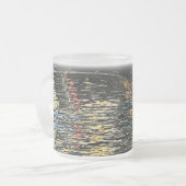 夕べ灯 フロストグラスマグカップ (正面左)