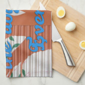 "夕べ犬の散歩の恐怖" – 私は犬の歩くを嫌う キッチンタオル (四つ折り)