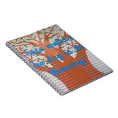 "夕べ犬の散歩の恐怖" – 私は犬の歩くを嫌う ノートブック (右側)