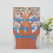 "夕べ犬の散歩の恐怖" – 私は犬の歩くを嫌う 便箋 (スタンド正面)