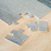 夕べ積雪江戸川蓮居川瀬 ジグソーパズル (側面)