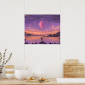 夕べ空のイチゴ惑星 ポスター (キッチン)