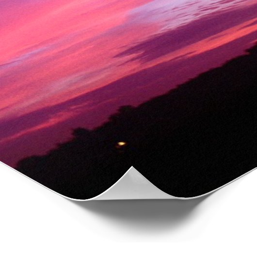 夕べ空 ポスター (角)