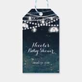 夕べ素朴ナイトスカイメイソンジャールライツフェイスビーツ ギフトタグ (裏面)