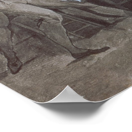 夕べ結婚の食事 ポスター (角)