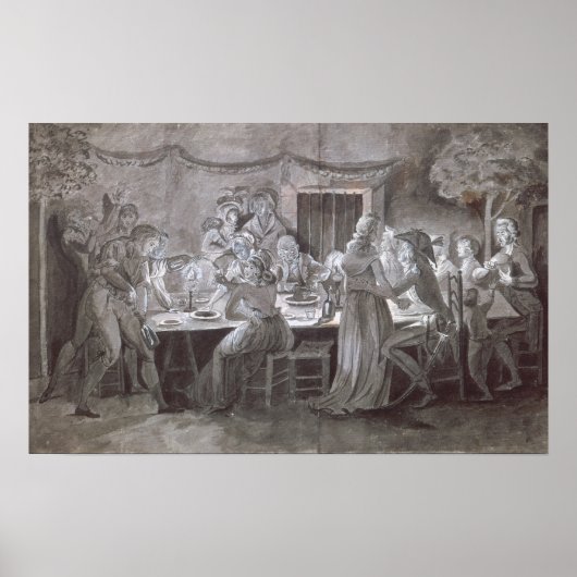 夕べ結婚の食事 ポスター (正面)