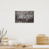 夕べ結婚の食事 ポスター (キッチン)