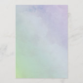 夕べ結婚アジサイの写真保存日時 セーブザデート (裏面)