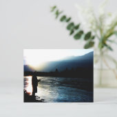 夕べ軽漁師 ポストカード (スタンド正面)