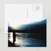 夕べ軽漁師 ポストカード (正面/裏面)