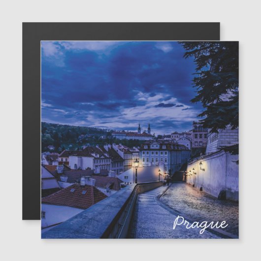 夕べ通りインプラハ (正面/裏面)