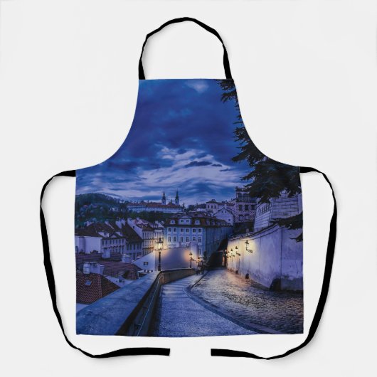 夕べ通りインプラハ エプロン (正面)