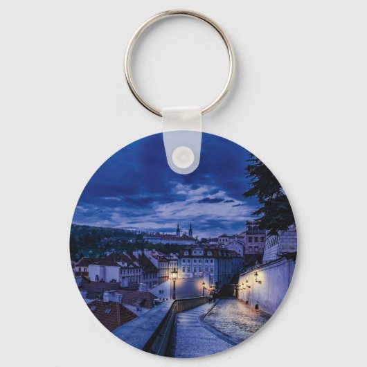 夕べ通りインプラハ キーホルダー (正面)