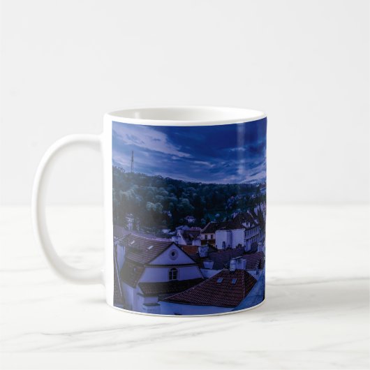 夕べ通りインプラハ コーヒーマグカップ (左)