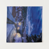 夕べ通りインプラハ タペストリー (正面(横))