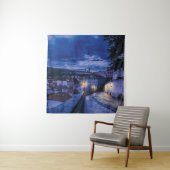 夕べ通りインプラハ タペストリー (インサイチュ)