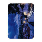 夕べ通りインプラハ マグネット (縦)