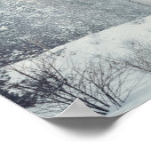 夕べ降雪 ポスター (角)