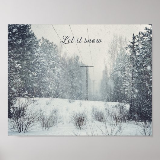 夕べ降雪 ポスター (正面)