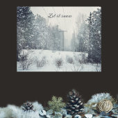 夕べ降雪 ポスター