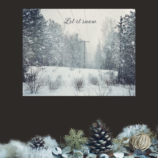 夕べ降雪 ポスター