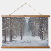 夕べ降雪 吊り下げ型タペストリー (正面2)