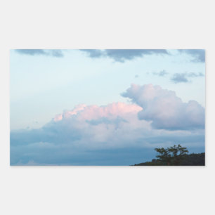夕べ雲 長方形シール