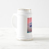 夕べ霧の中のボート ビールジョッキ (正面左)