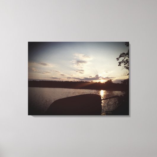 夕べ静 キャンバスプリント (正面)