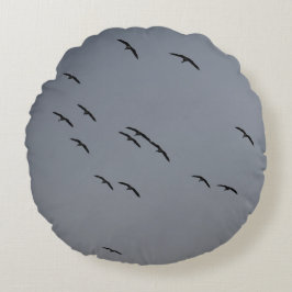 夕べ飛行 ラウンドクッション