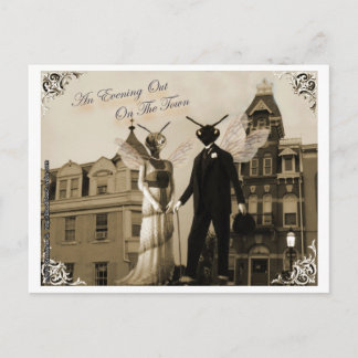 夕べ・アウト・オン・ザ・タウンのはがき ポストカード