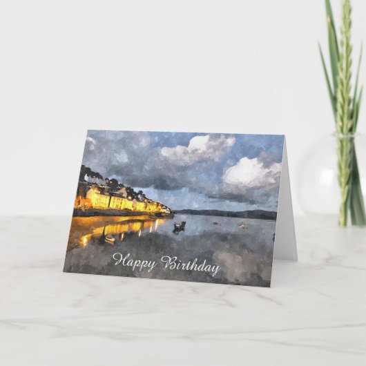 夕べ カード (正面)