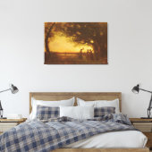 夕べ キャンバスプリント (インサイチュ (寝室))