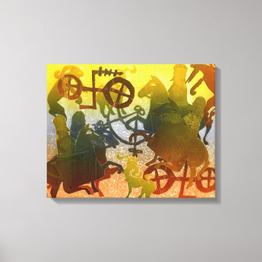 夕べ キャンバスプリント (正面)