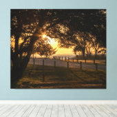 夕べ キャンバスプリント (インサイチュ (ウッドフロア))