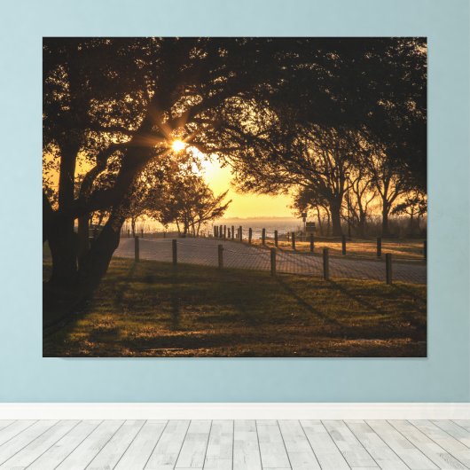 夕べ キャンバスプリント (インサイチュ (ウッドフロア))