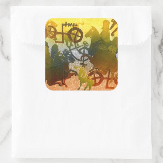 夕べ スクエアシール (バッグ)