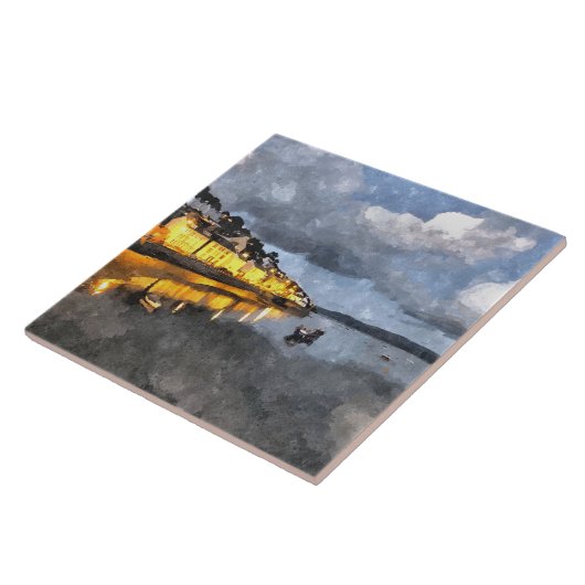 夕べ タイル (側面)