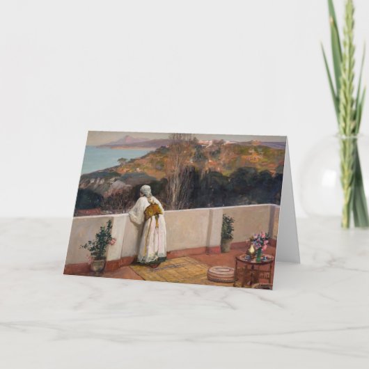 夕べ、タンジール | サー・ジョン・レイヴリー カード (正面)