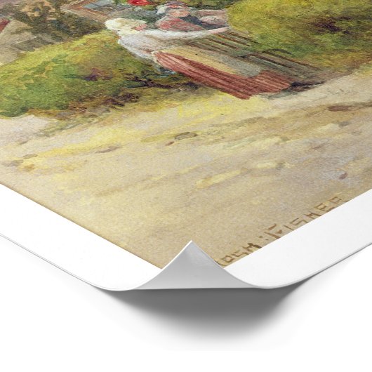 夕べ ポスター (角)