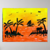 夕べ ポスター (正面)