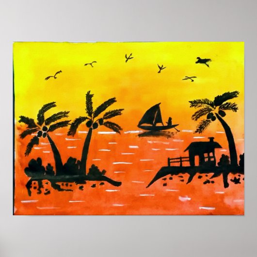 夕べ ポスター (正面)