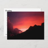 夕べ ポストカード (正面/裏面)