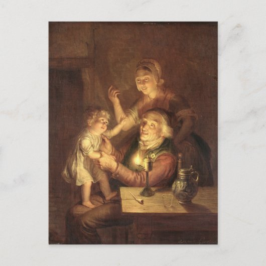 夕べ ポストカード (正面)