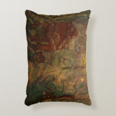 夕べ – ヴィンセント・ヴァン・ゴッホによる時計 アクセントクッション (正面(垂直))