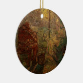 夕べ – ヴィンセント・ヴァン・ゴッホによる時計 セラミックオーナメント (右)