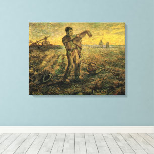 夕べ – 一日の終わりヴィンセント・ヴァン・ゴッホ キャンバスプリント